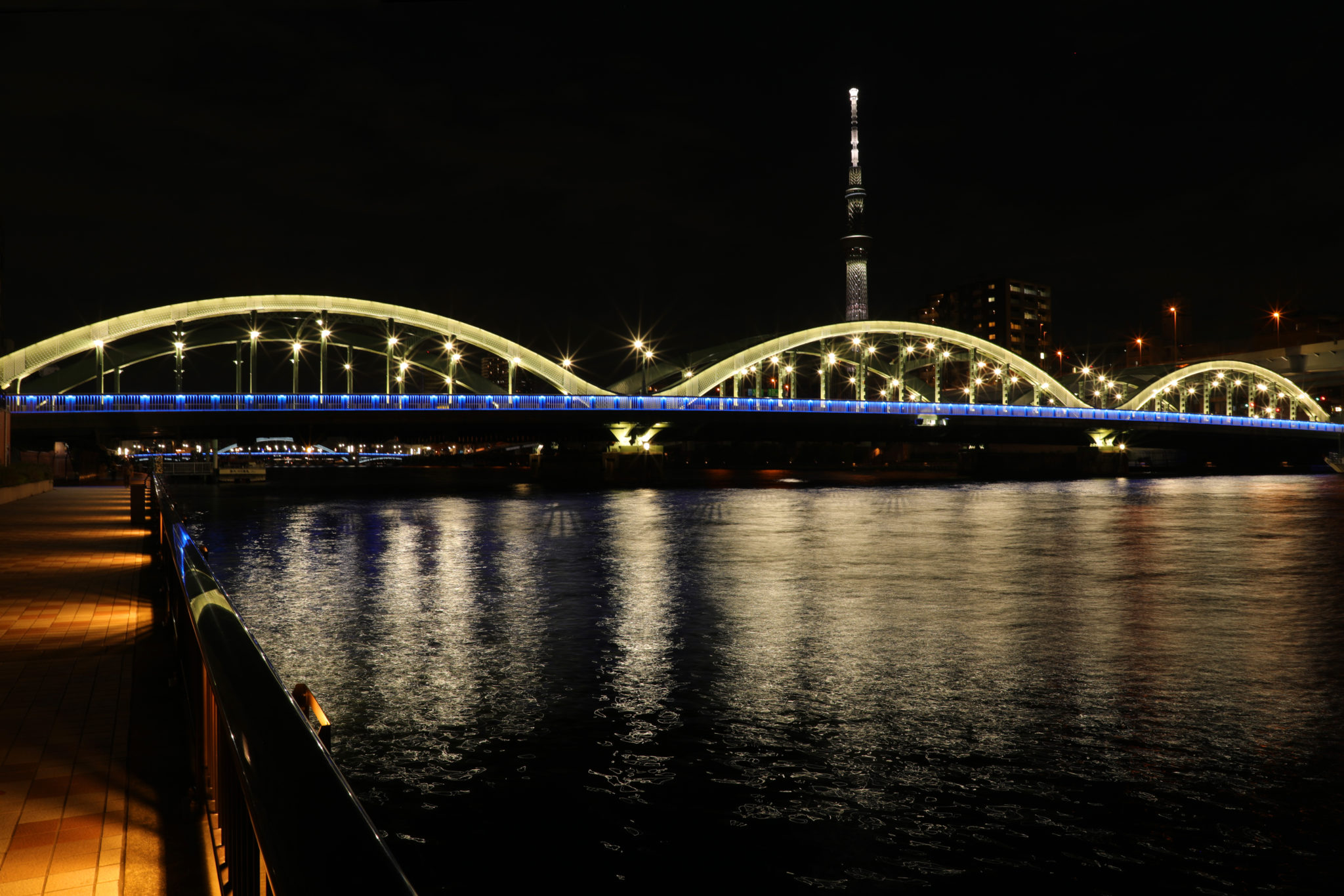 蔵前橋・厩橋の夜景